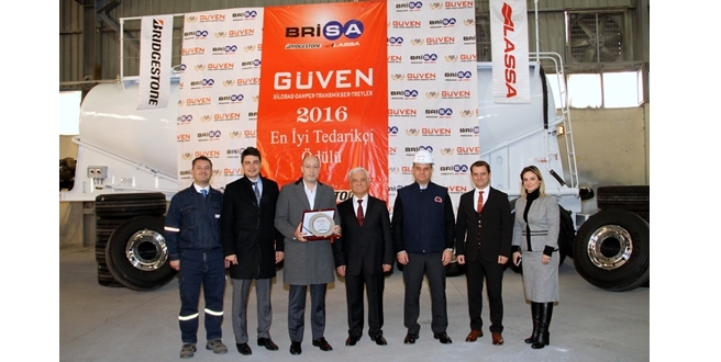 Brisa’ya Güven’den ‘En İyi Tedarikçi Ödülü’