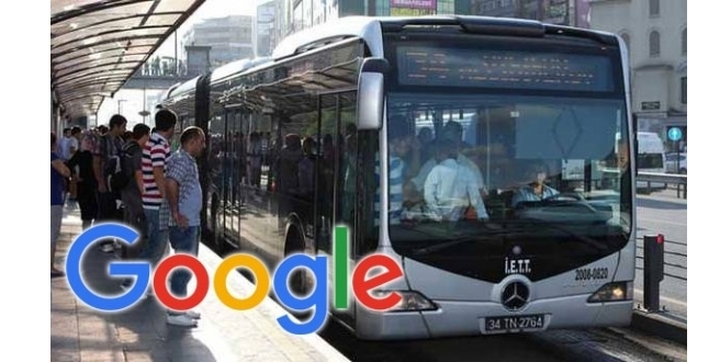 Google Transit ile toplu taşıma bilgisine bir “Tık”la ulaşabilirsiniz