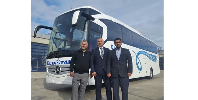Mercedes bayii Mengerler İstanbul’dan Öz Elbistan’a Travego teslimatı