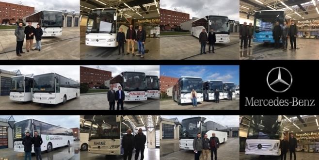 Mercedes Otobüs teslimatları doludizgin devam ediyor..