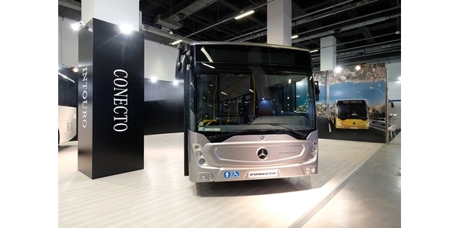 Mercedes Transit Fuarına, yeni Conecto ve Intouro otobüsleriyle katılıyor