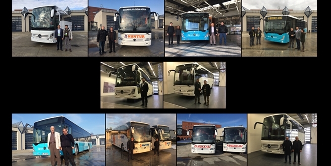 Mercedes Benz Türk otobüs teslimatları hız kesmiyor