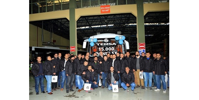 TEMSA 15 Bininci Prestij’i banttan indirmenin mutluluğunu yaşıyor..