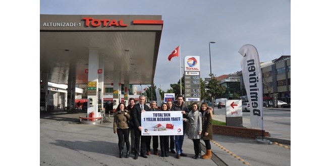 TOTAL CLUB CARD İLE 1 YILLIK BEDAVA YAKIT KAZANAN 15 TALİHLİ BELİRLENDİ