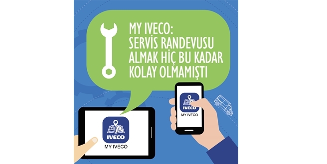 Iveco, MY IVECO uygulamasının özelliklerini yeni “Servis Randevusu” özelliği ile artırıyor