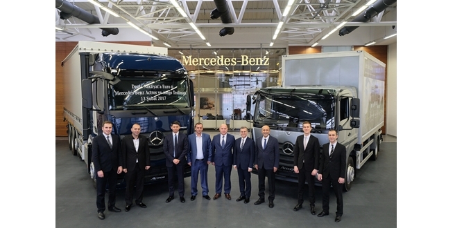 Mercedes’den Deniz Nakliyat’a 79 adet Euro 6 motorlu yeni nesil Actros ve Atego