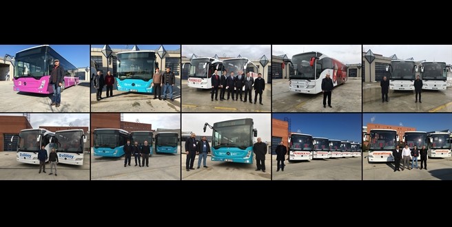 Mercedes Otobüs teslimatları hız kesmiyor..