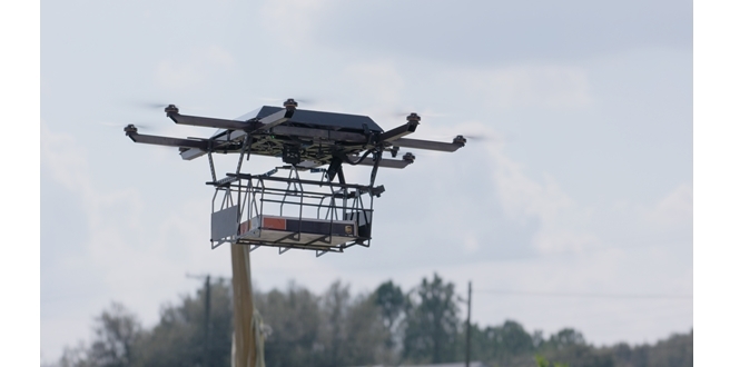 UPS, TESLİMAT ARACININ ÜZERİNDEN HAVALANABİLEN DRONE İLE  EVE TESLİMAT UYGULAMASINI TEST EDİYOR