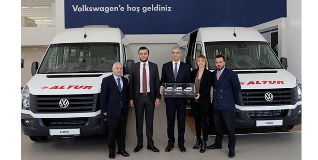 Altur Turizm, filosunu 67 adet Volkswagen Crafter ile güçlendirdi