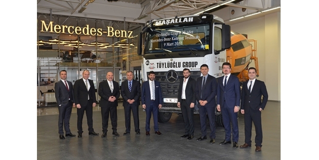 İnşaat sektörü Mercedes -Benz Arocs kamyonlarla daha güçlü..