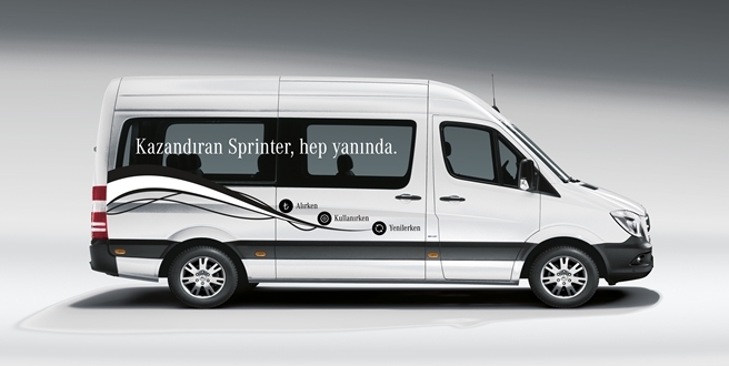 Mercedes-Benz’in kazandıran aracı Sprinter,  Türkiye turuna başlıyor
