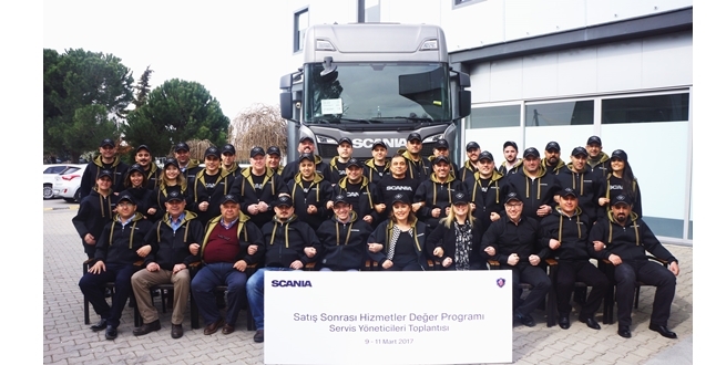 SCANIA SERVİS YÖNETİCİLERİ BİR ARAYA GELDİ