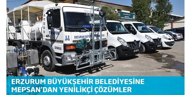 Erzurum Büyükşehir Belediyesine Mepsan’dan Yenilikçi Çözümler