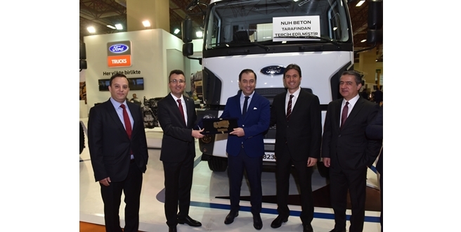 Nuh Beton, filosunu 35 adet Ford Trucks inşaat kamyonu ile güçlendirdi.