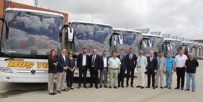 Lider Muş Tur filosuna 6 adet Mercedes-Benz Tourismo 16 RHD ekledi.