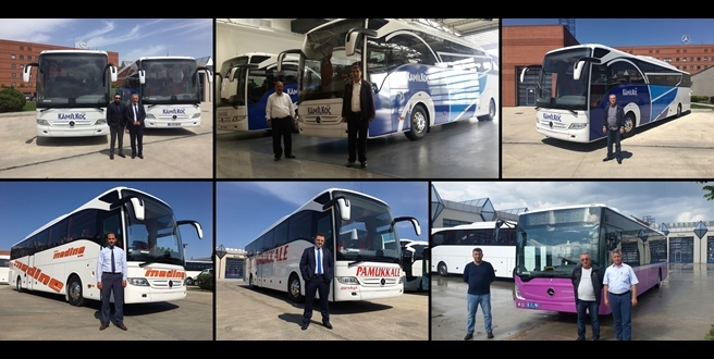 Mercedes-Benz Türk otobüs teslimatları dur durak bilmiyor..