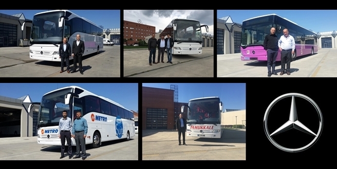 Mercedes -Benz Türk Otobüs teslimatları Nisan ayında da devam etti