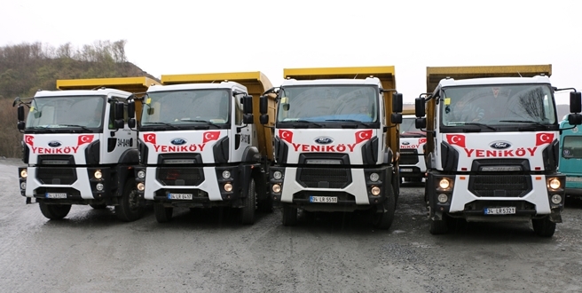 Yeniköy Hafriyat, filosunu 15 yeni Ford Trucks ile güçlendirdi