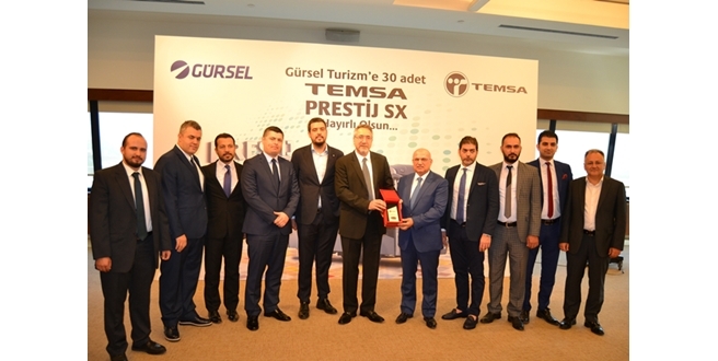 PAZAR LİDERİ TEMSA ‘dan GÜRSEL TURİZM’e 30 PRESTİJ SX