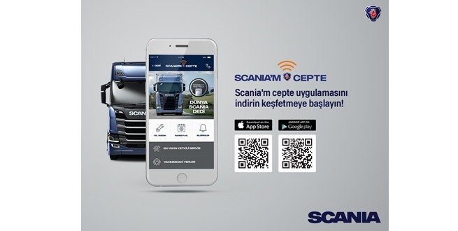 SCANIA’DAN YEPYENİ MOBİL UYGULAMA “SCANIA’M CEPTE”