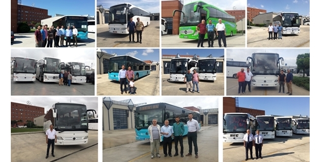 Mercedes- Benz Türk otobüs teslimatlarına devam ediyor..