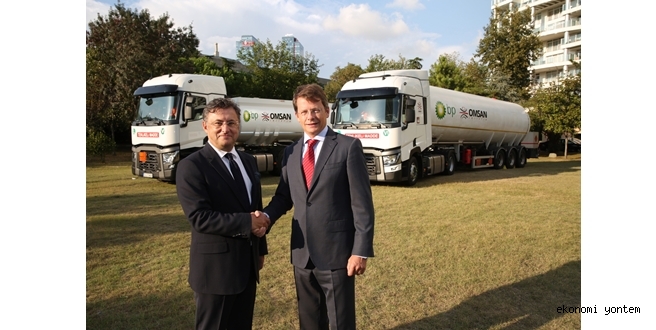 BP Türkiye karayolu taşımacılığında  OMSAN ile iş birliği yaptı