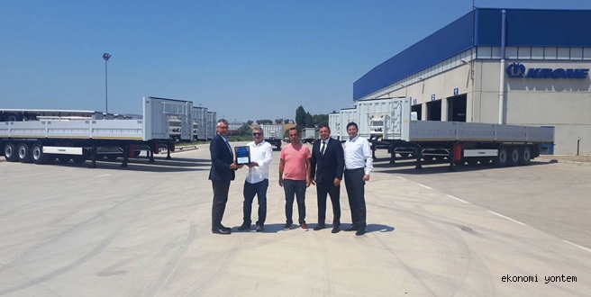 ÇOBANOĞLU NAKLİYAT’a 20 ADET KRONE TREYLER TESLİMATI GERÇEKLEŞTİRİLDİ
