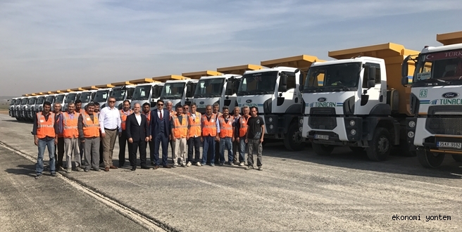 Tunacan İnşaat, İstanbul-İzmir Otoyolu projesi için filosuna 30 adet Ford Trucks ekledi