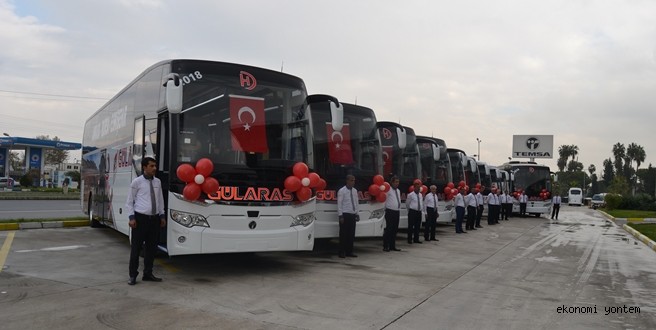 TEMSA’dan Adıyaman Gülaras Turizm’e 14 adet otobüs teslimatı..