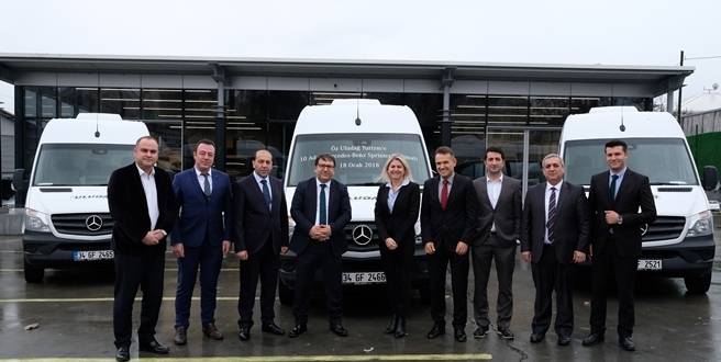 Öz Uludağ Turizm filosuna 10 adet Mercedes Sprinter ekledi