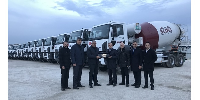 Sedaş Beton, filosunu 25 adet Ford Trucks 4142M mikser ile güçlendirdi