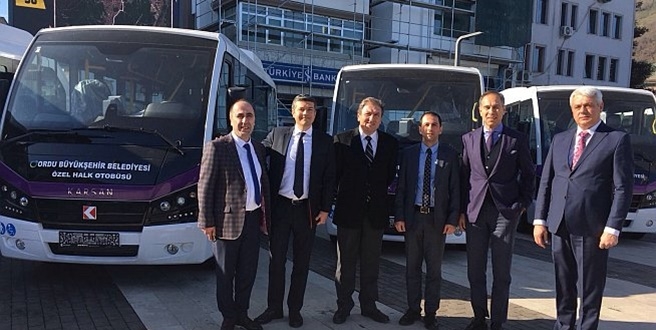 Karadeniz’in İncisi Ordu’nun şehiriçi ulaşımına Karsan Jest +..