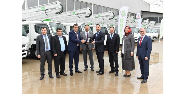 Temsa Motorlu Araçlar, Turex’e  36 adet Fuso Canter 8BL Çift Kabin aracı teslim etti