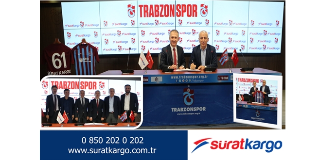 Trabzon Spor ve Sürat Kargo, 2017/2018 Sezonunda Sponsorluk için El Sıkıştı