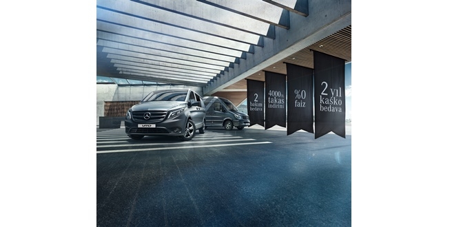 Mercedes Hafif Ticari Araç Grubu, yük taşımacılarına özel fırsatlar sunuyor