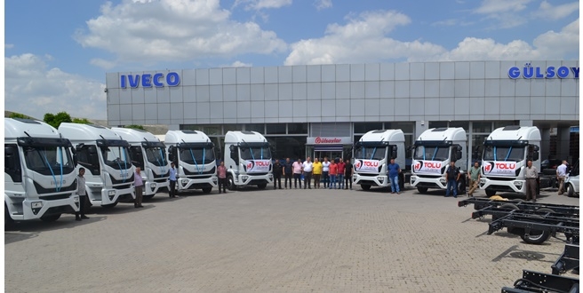 IVECO’dan Tolu Lojistik’e 14 adet Eurocargo Teslimatı