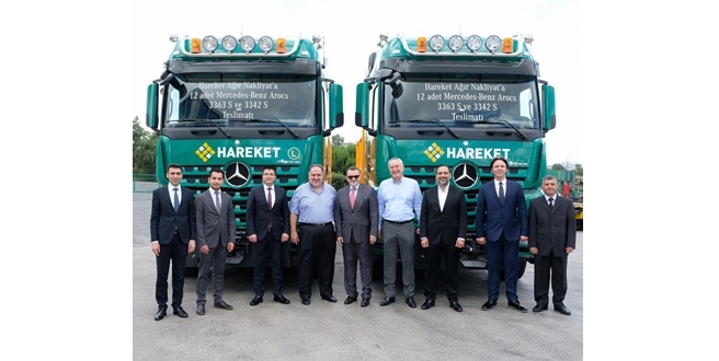 Mercedes-Benz Türk’ten Ağır Nakliye Sektörü’ne 12 Adetlik Arocs Çift Çeker Çekici Teslimatı