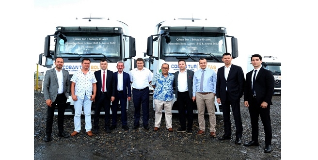 Çoban Tur|Boltaş’a 40 adet  Mercedes-Benz Actros teslim edildi