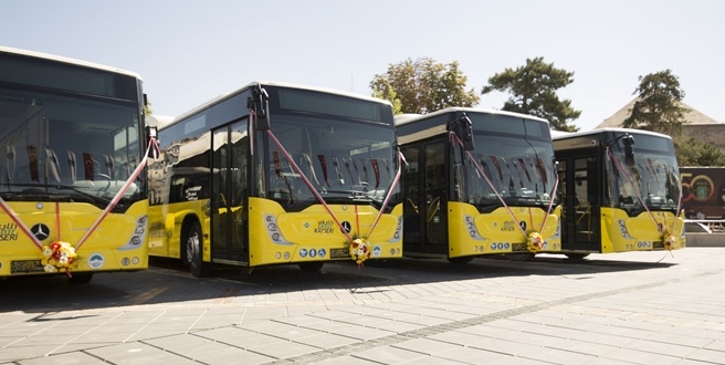 Mercedes-Benz Türk’ten Kayseri Büyükşehir Belediyesi’ne 10 adet Körüklü CNG  Mercedes-Benz Conecto