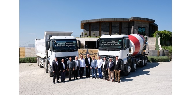 Mercedes-Benz Türk’den Çiftay İnşaat’a 150 adet araç teslimatı