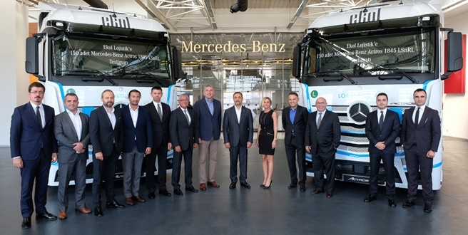 Mercedes-Benz Türk, Ekol Lojistik’e 150 adet Actros 1845 LSnRL teslimatı gerçekleştirdi