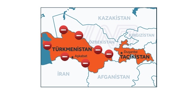 TÜRKMENİSTAN, TACİKİSTAN’A TESLİM EDİLECEK TÜRK İHRAÇ YÜKLERİNİN GEÇİŞLERİNE İZİN VERMİYOR.