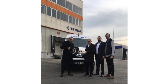 MAN’ın hafif ticari aracı  TGE’nin ilk teslimatlarından biri TETNAK’a oldu