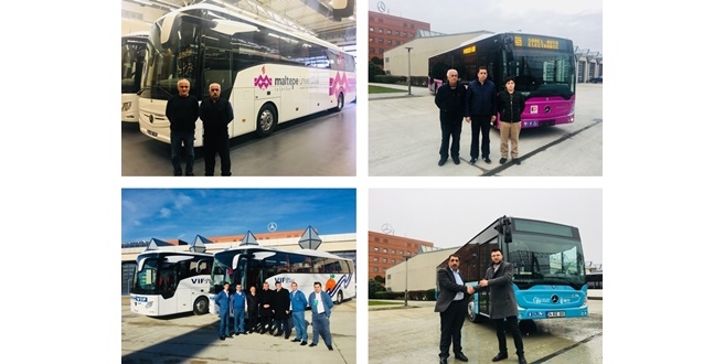 MERCEDES-BENZ TÜRK OTOBÜS TESLİMATLARI HIZ KESMİYOR..