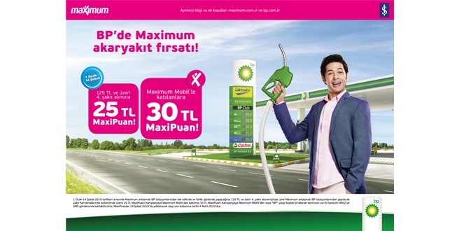 BP – Maximum Kart ortaklığı kazandırıyor!