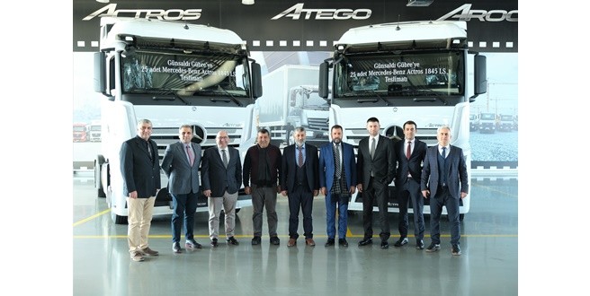 Mercedes-Benz Türk’ten 25 Adetlik Actros Teslimatı