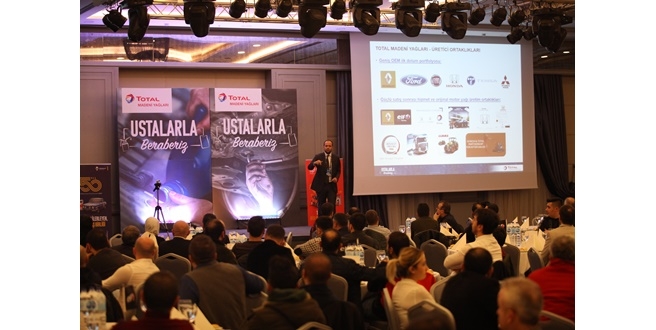 Total ve Elf madeni yağları ustalarla buluştu