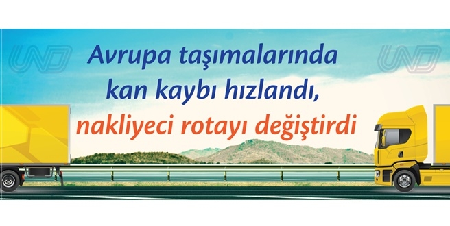 Avrupa taşımalarında kan kaybı hızlandı, nakliyeci rotayı değiştirdi