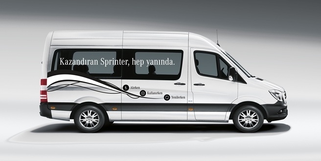Mercedes-Benz Sprinter, “Kazandıran Sprinter Hep Yanında” sloganıyla Türkiye’yi gezdi