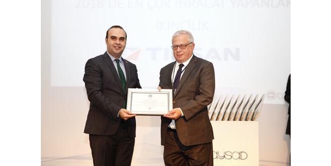 Tırsan, 2 Ödülün Birden Sahibi Oldu: Patentte 1. İhracat Performansında 2.